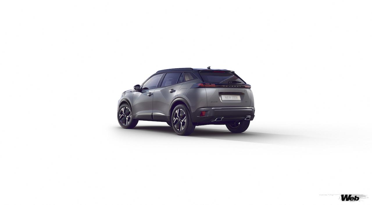 内外装をアップデートした「プジョー 2008」改良新型のエクステリア。