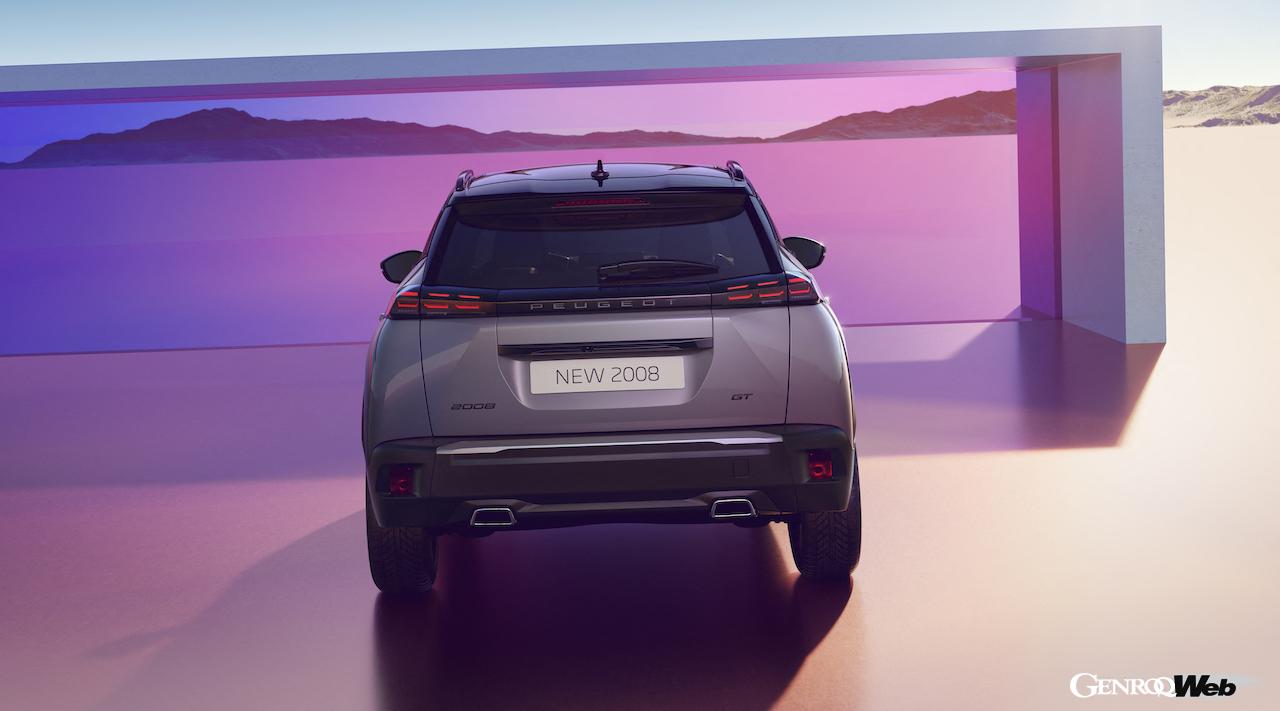 内外装をアップデートした「プジョー 2008」改良新型のエクステリア。