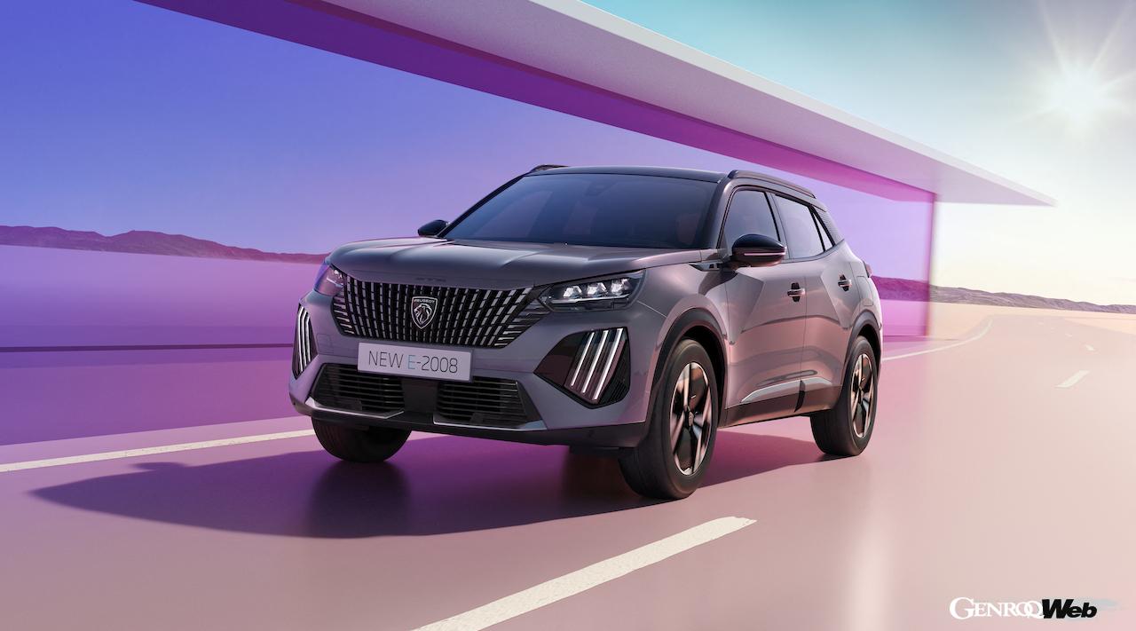 内外装をアップデートした「プジョー 2008」改良新型のエクステリア。