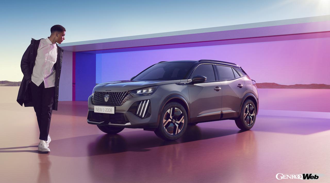 内外装をアップデートした「プジョー 2008」改良新型のエクステリア。