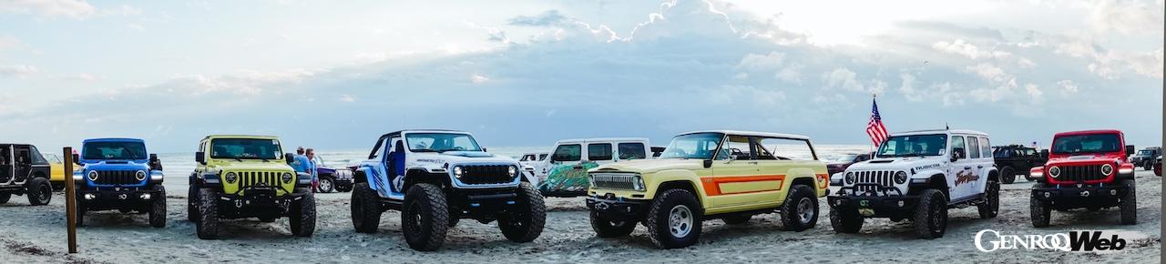 23万人もの来場者と3万台のジープを集めた、ジープ・ファンのためのスペシャルイベント「ジープ・ビーチ2023」。