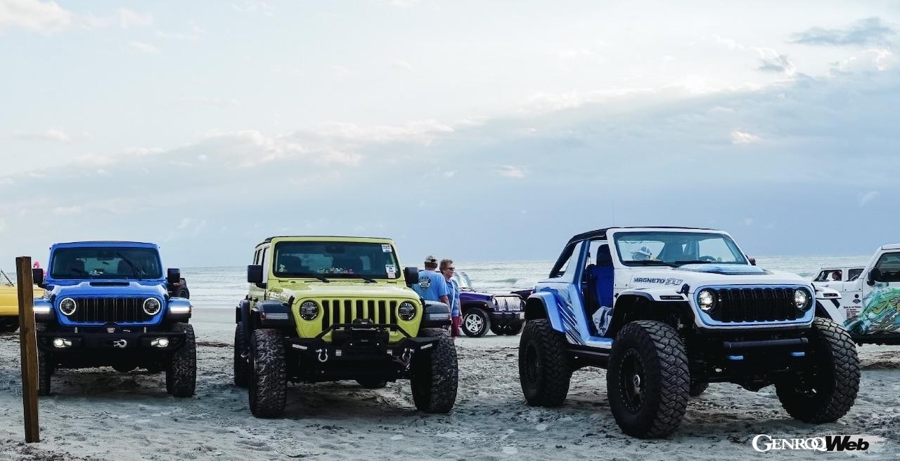 23万人もの来場者と3万台のジープを集めた、ジープ・ファンのためのスペシャルイベント「ジープ・ビーチ2023」。