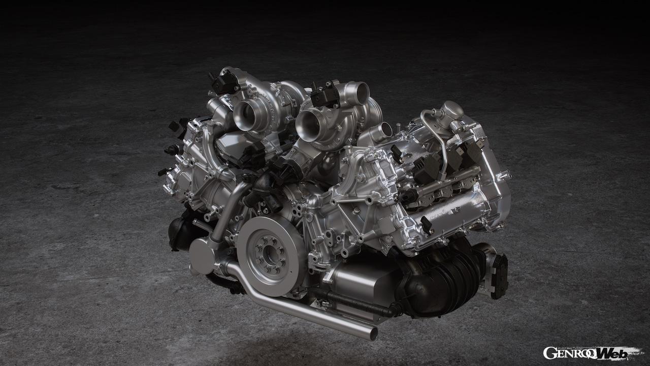 今回、マクラーレン・オートモーティブとリカルドは、パートナーシップ契約を延長。これを受けて、次世代ハイブリッドスーパースポーツに搭載されるV8エンジンの製造も決まった。写真はアルトゥールに搭載されているV6ハイブリッドパワートレイン。