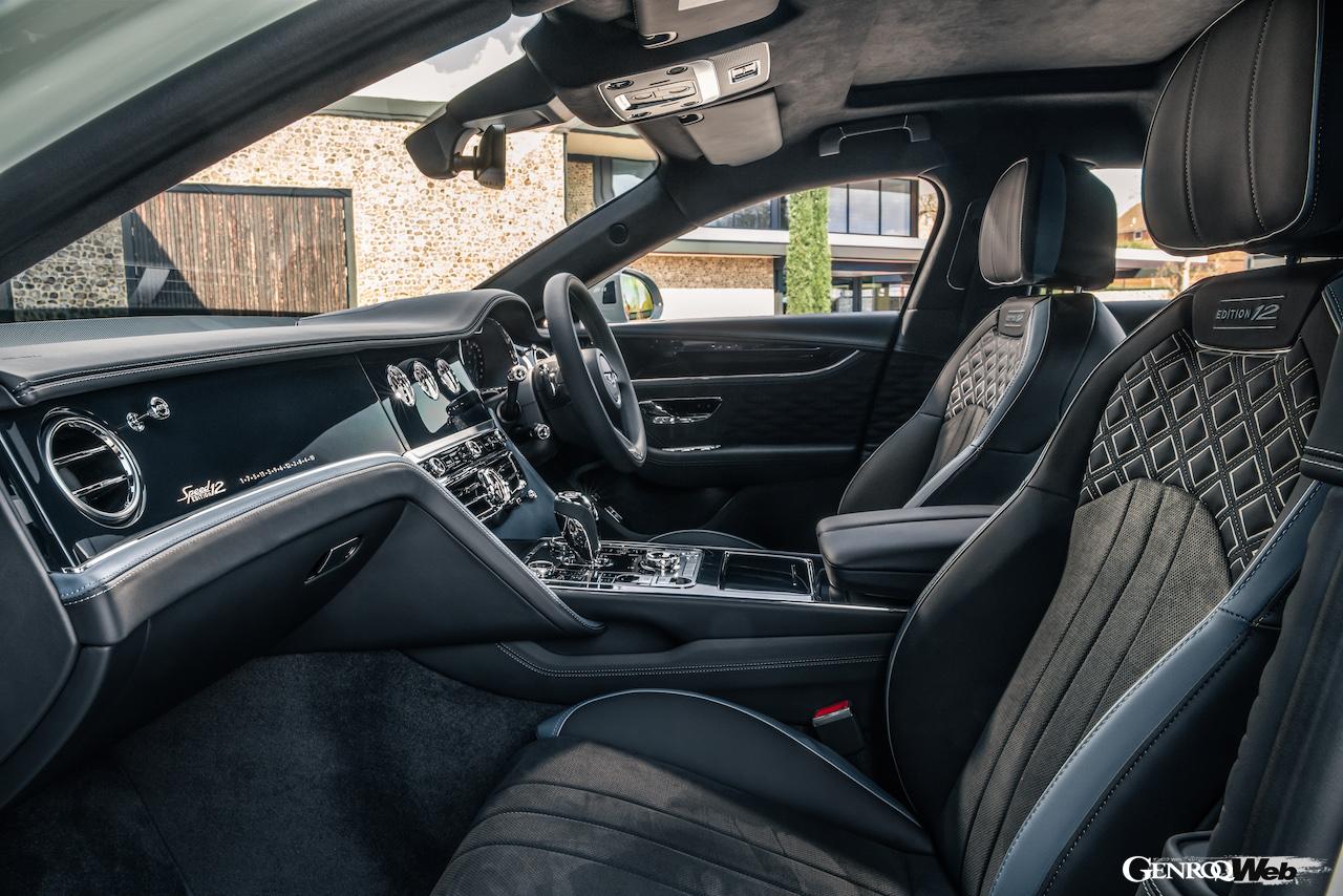 ベントレー ベンテイガ「スピード エディション12」のインテリア。