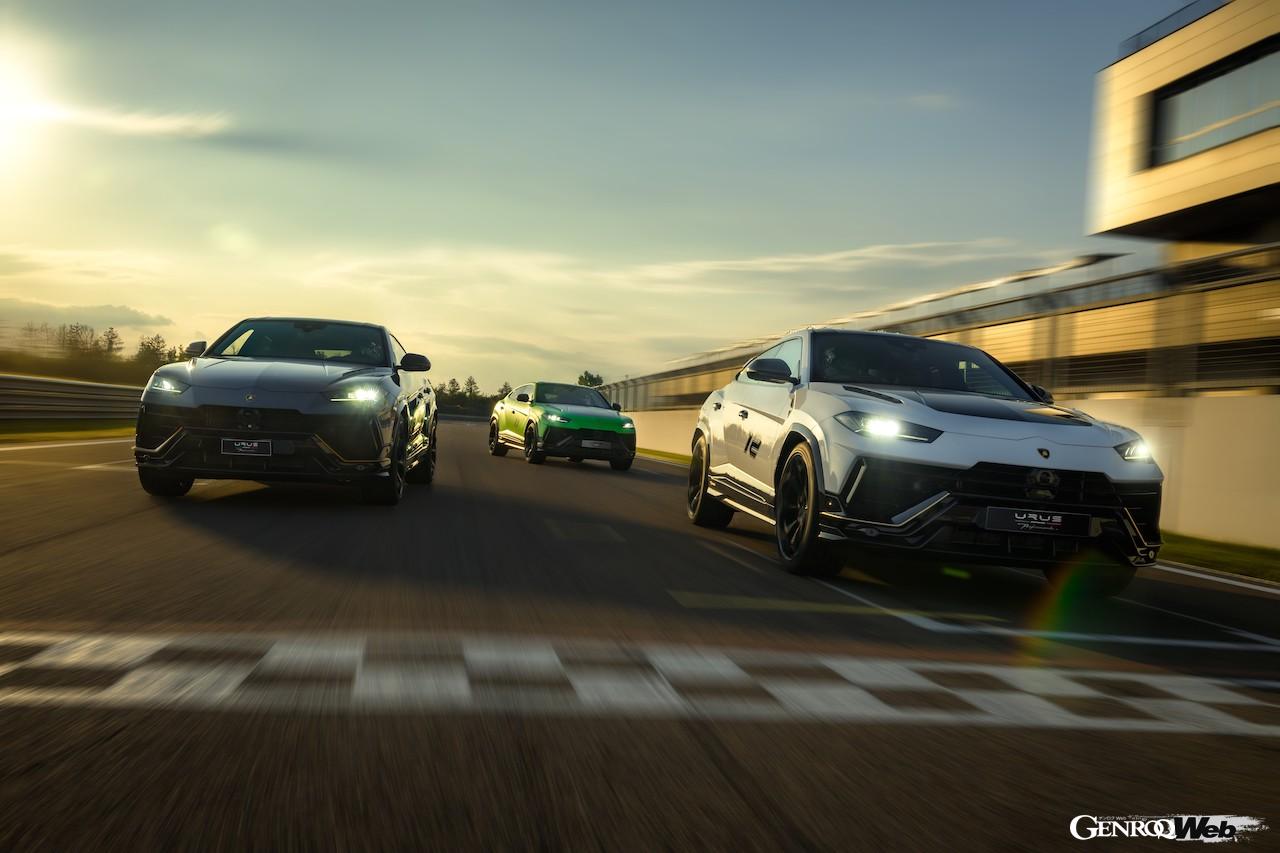 40台のみが製造された「エッセンツァ SCV12」のオーナーのみが購入できる「ウルス ペルフォマンテ」のスペシャルエディションが製造された。