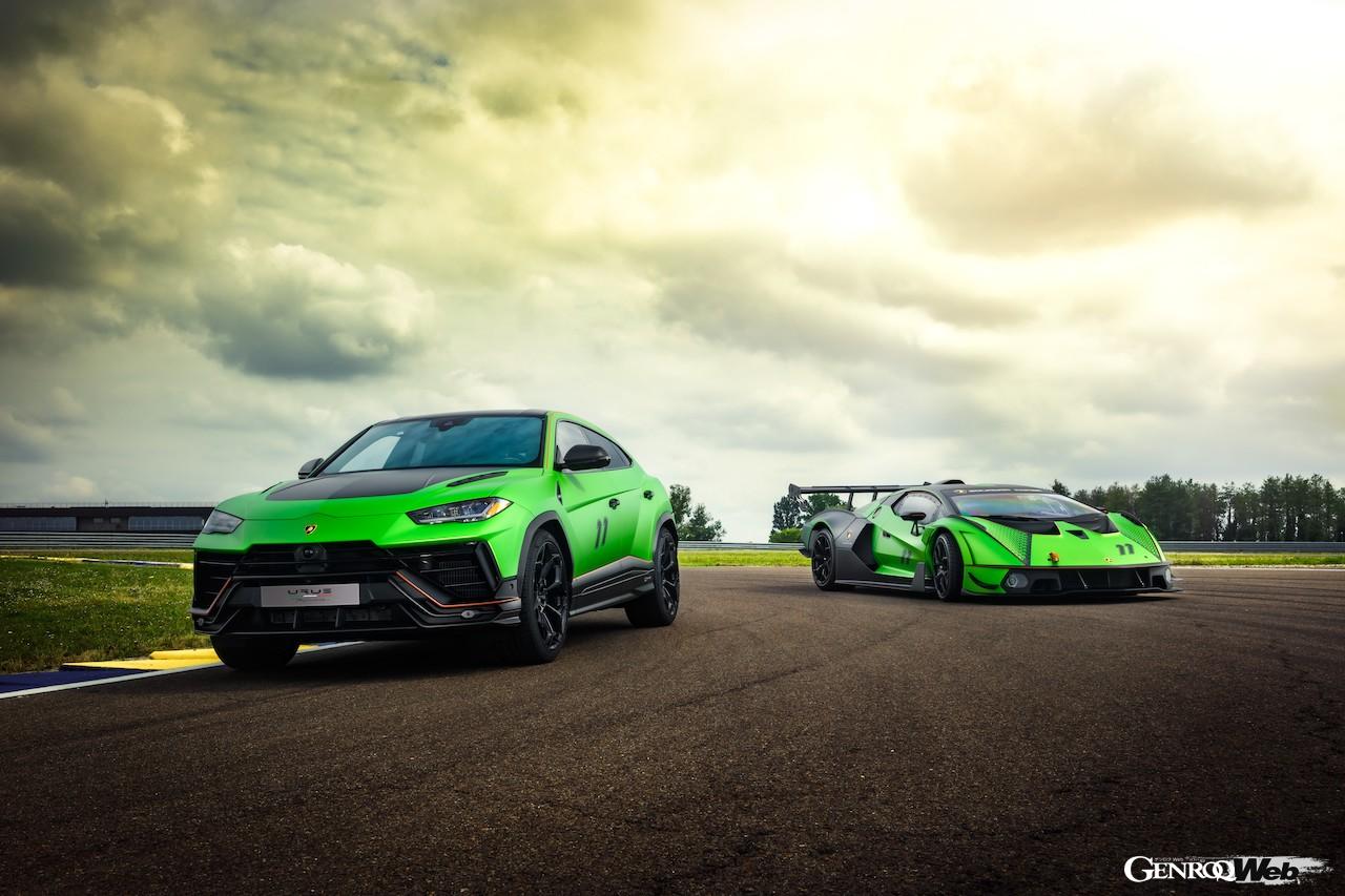 40台のみが製造された「エッセンツァ SCV12」のオーナーのみが購入できる「ウルス ペルフォマンテ」のスペシャルエディションが製造された。