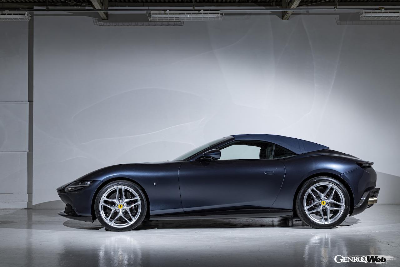 日本への導入が決まった「フェラーリ ローマ スパイダー」のソフトトップ。