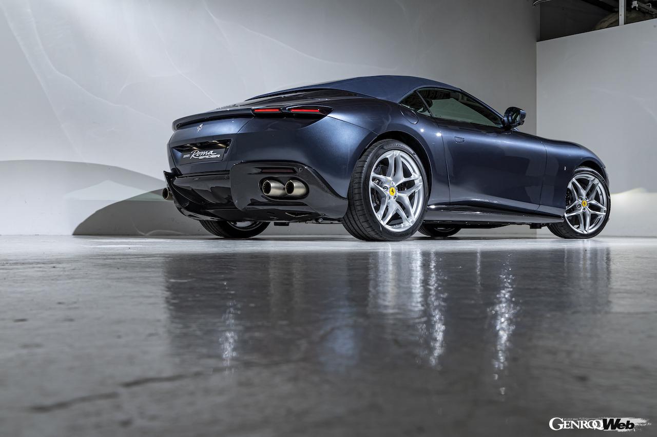 日本への導入が決まった「フェラーリ ローマ スパイダー」のエクステリア。