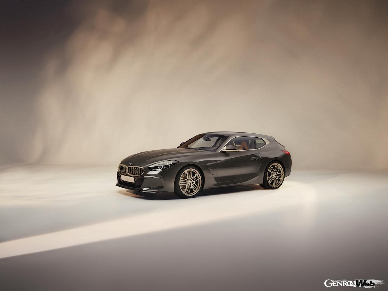 1台限りのワンオフモデルとして製作さえた「BMW コンセプト ツーリングクーペ」のエクステリア。