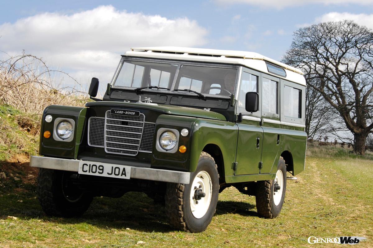 1985年型ランドローバー シリーズ3ステーションワゴン5ドア。驚くべきことにこのままの姿で2016年まで生産された。