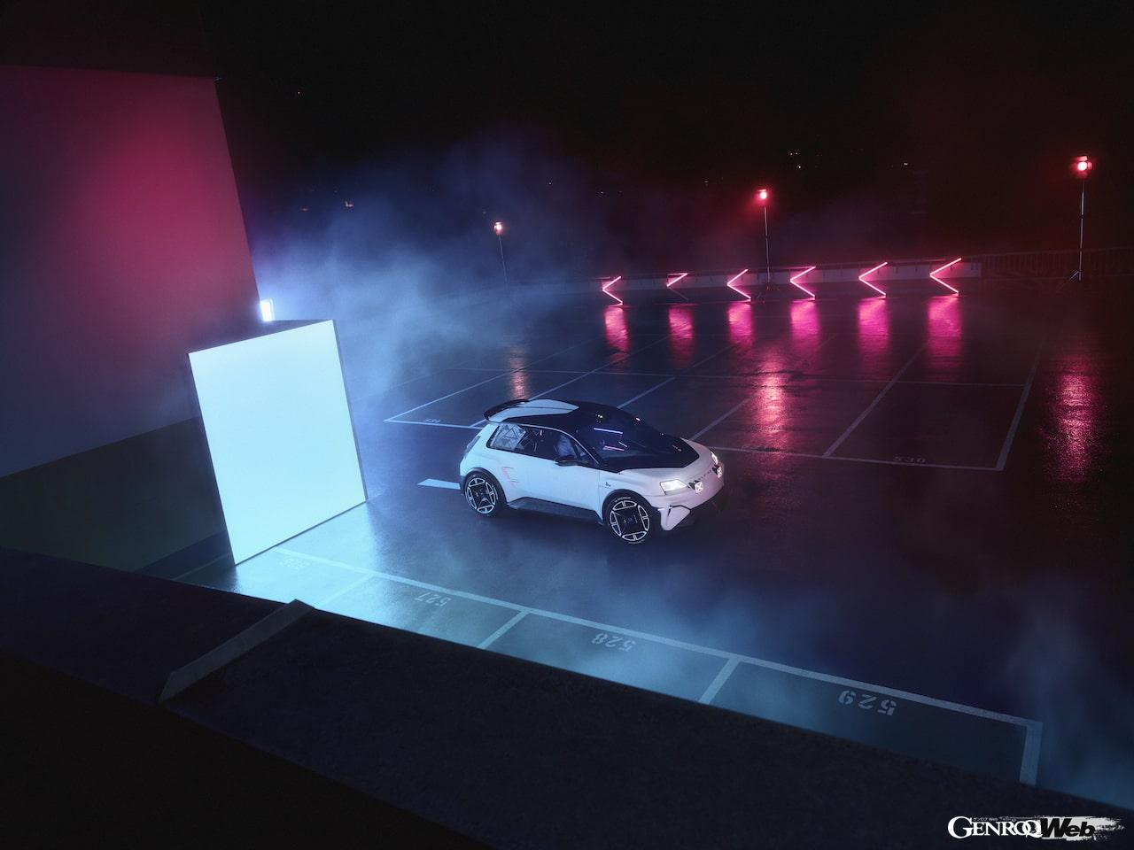 2024年にデビューする「アルピーヌ A290」を予告する「 A290_β」」のエクステリア。