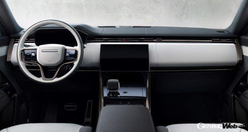 「レンジローバースポーツ」2024年モデルのインテリア。