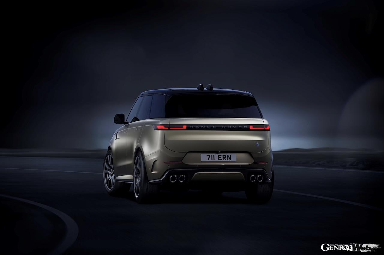 レンジローバースポーツ史上最速のスポーツモデル「レンジローバースポーツ SV」のエクステリア。