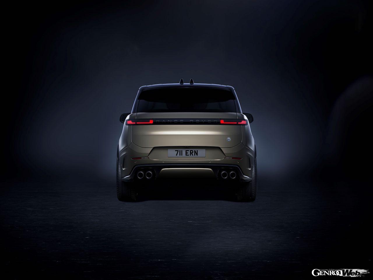 レンジローバースポーツ史上最速のスポーツモデル「レンジローバースポーツ SV」のエクステリア。