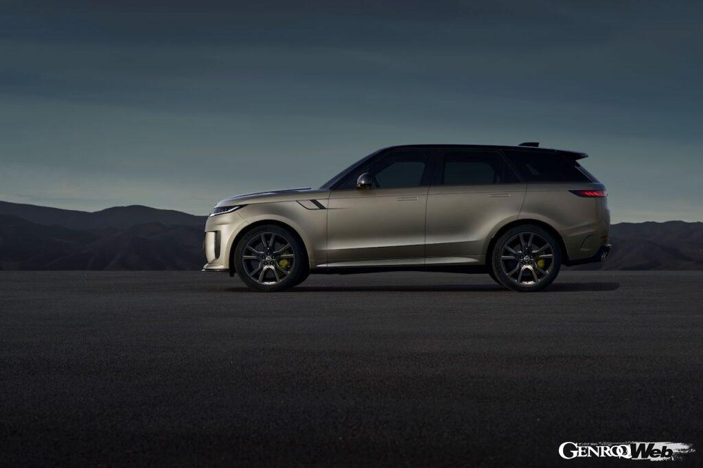 レンジローバースポーツ史上最速のスポーツモデル「レンジローバースポーツ SV」のエクステリア。