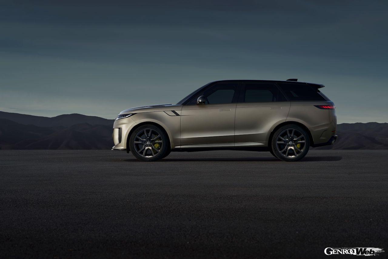 レンジローバースポーツ史上最速のスポーツモデル「レンジローバースポーツ SV」のエクステリア。