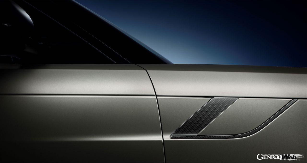 レンジローバースポーツ史上最速のスポーツモデル「レンジローバースポーツ SV」のエクステリア。