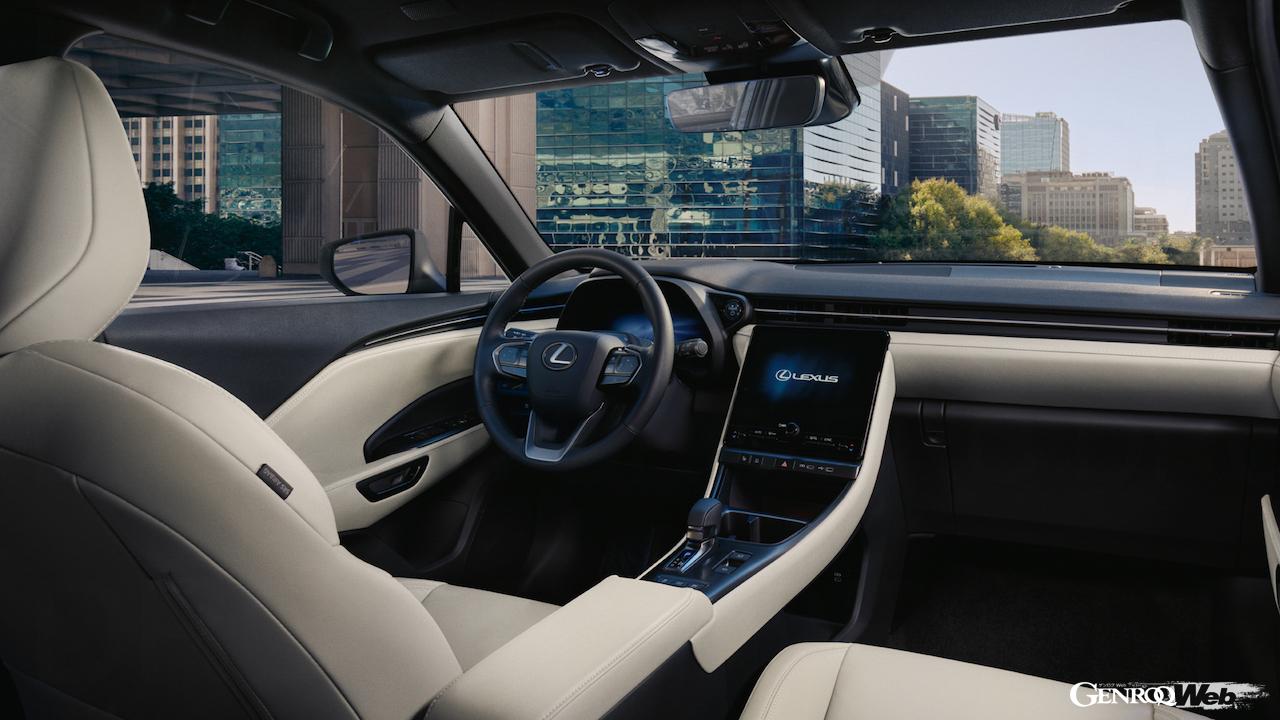 新型コンパクトラグジュアリーSUV「レクサス LBX」のインテリア。