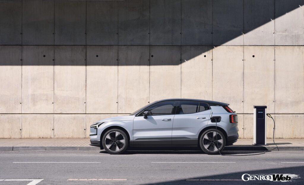 新型フル電動コンパクトプレミアムSUV「EX30」のエクステリア。