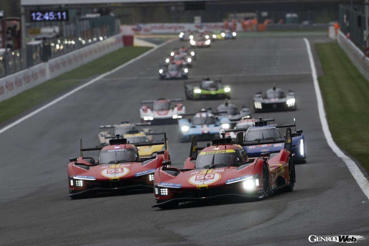 第3戦スパ・フランコルシャン6時間レースで3位表彰台を獲得した、フェラーリ 499P 51号車。 499Pにとって初挑戦となるル・マンに向けて、各ドライバーが意気込みを語った。