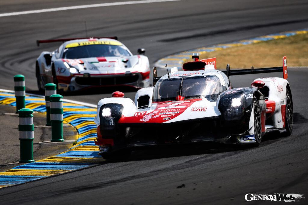 赤旗やコース上の渋滞でなかなかタイムを刻めなかったトヨタ勢。フェラーリ勢から僅差の3番手、4番手タイムをマークし、ハイパーポールに進出している。