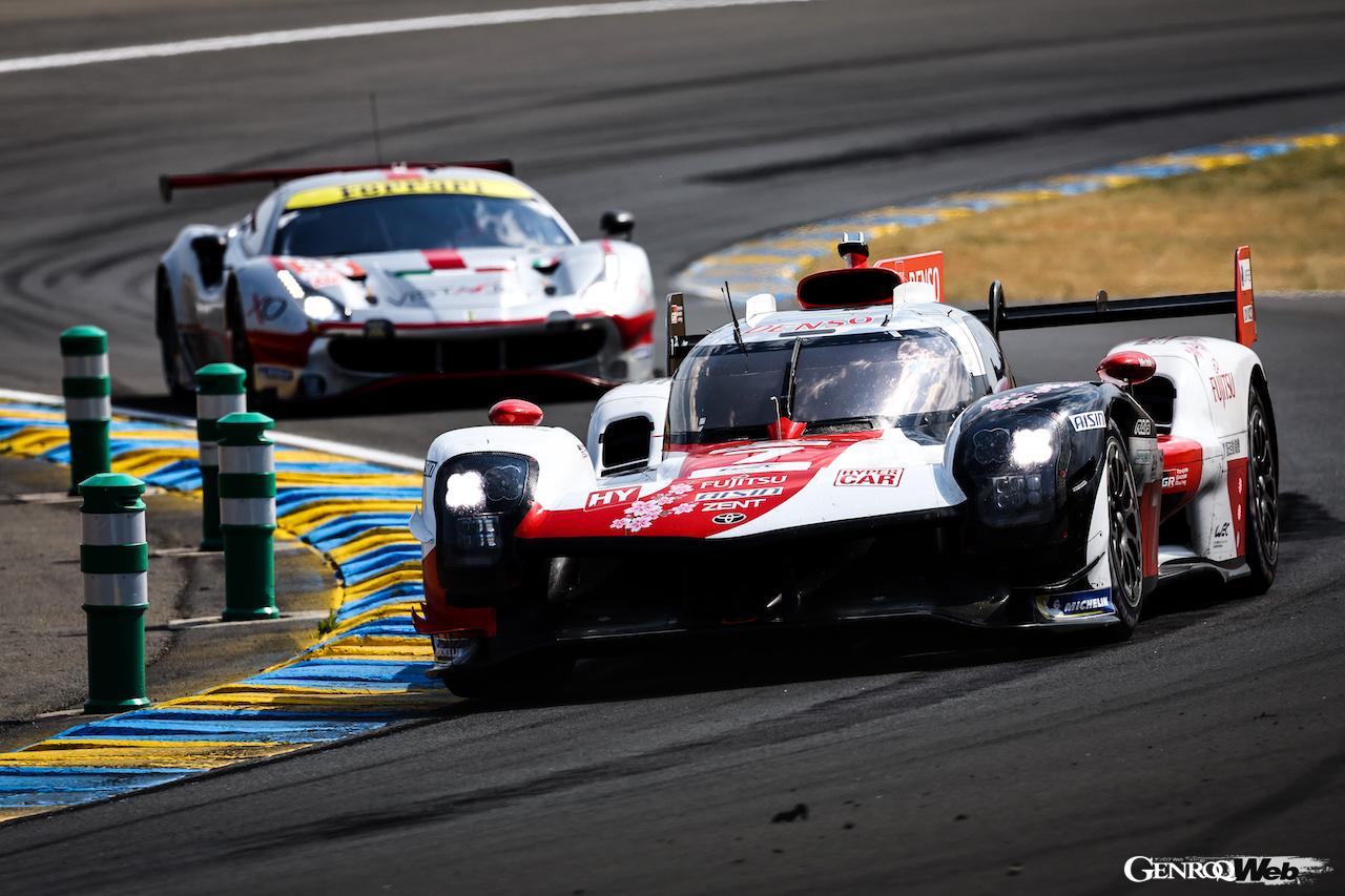 赤旗やコース上の渋滞でなかなかタイムを刻めなかったトヨタ勢。フェラーリ勢から僅差の3番手、4番手タイムをマークし、ハイパーポールに進出している。