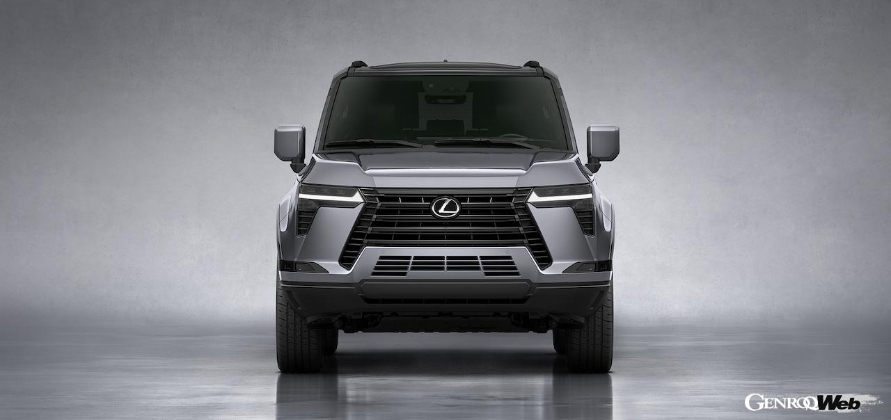 3代目に進化したラグジュアリーオフローダー新型「レクサス GX」のエクステリア。