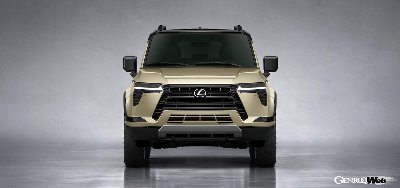 3代目に進化したラグジュアリーオフローダー新型「レクサス GX」のエクステリア。