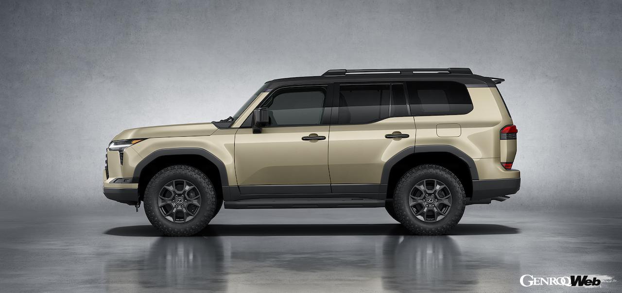 3代目に進化したラグジュアリーオフローダー新型「レクサス GX」のエクステリア。