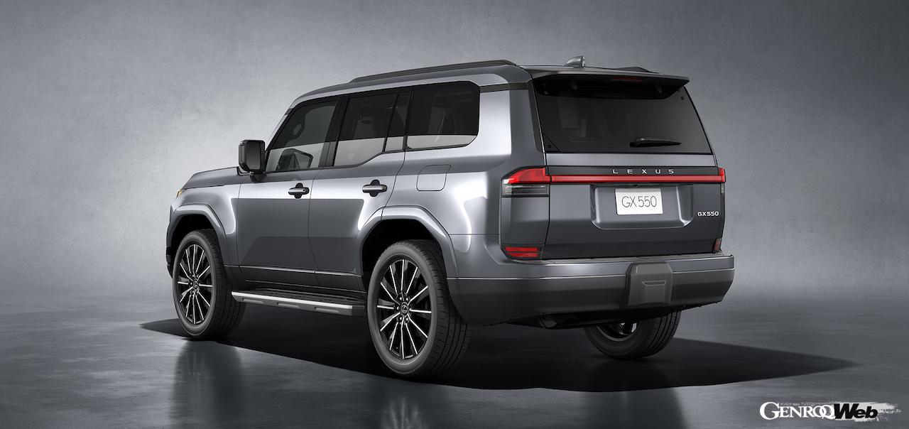 3代目に進化したラグジュアリーオフローダー新型「レクサス GX」のエクステリア。
