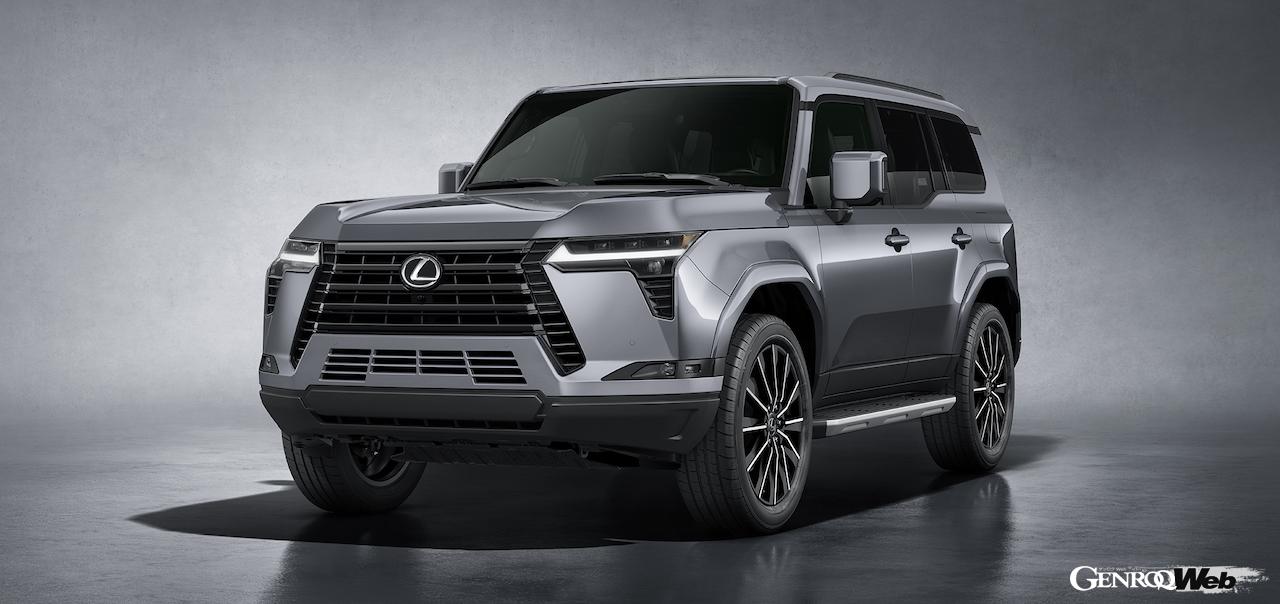 3代目に進化したラグジュアリーオフローダー新型「レクサス GX」のエクステリア。