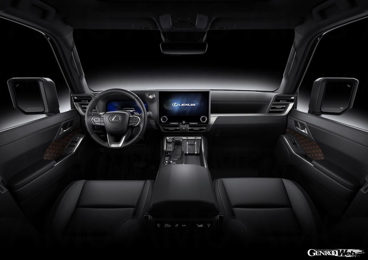 3代目に進化したラグジュアリーオフローダー新型「レクサス GX」のインテリア。