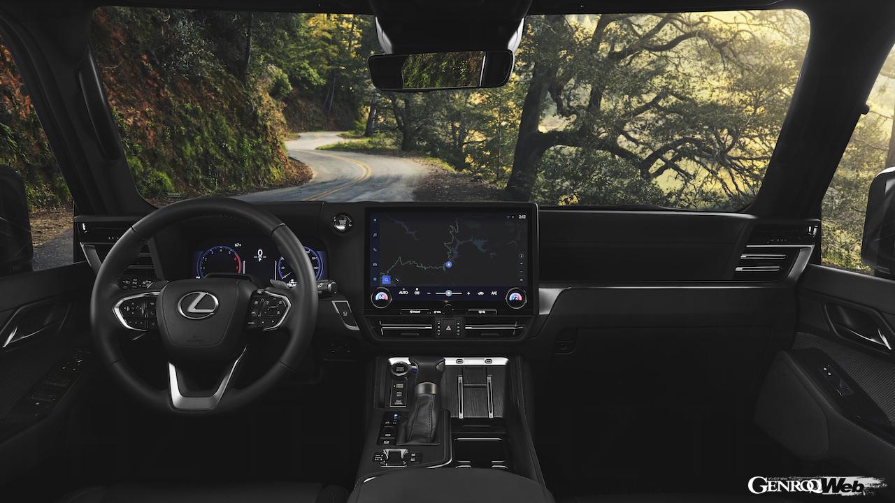 3代目に進化したラグジュアリーオフローダー新型「レクサス GX」のインテリア。