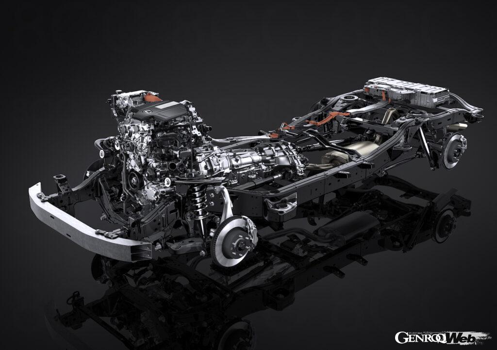 3代目に進化したラグジュアリーオフローダー新型「レクサス GX」に搭載される、2.4リッター直列4気筒「T24A-FTS」ターボハイブリッドシステム。