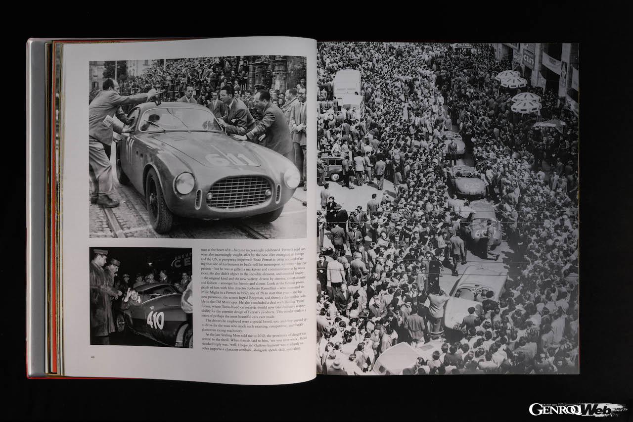豪華な装丁が採用された、『FERRARI ENDURANCE』。
