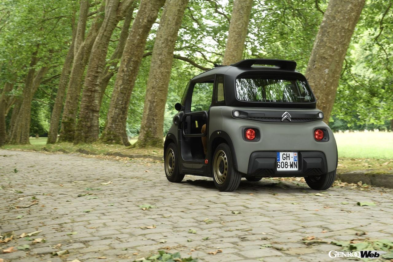 開放型ドアとデタッチャブルルーフを採用した、限定仕様「シトロエン マイ アミ バギー」。