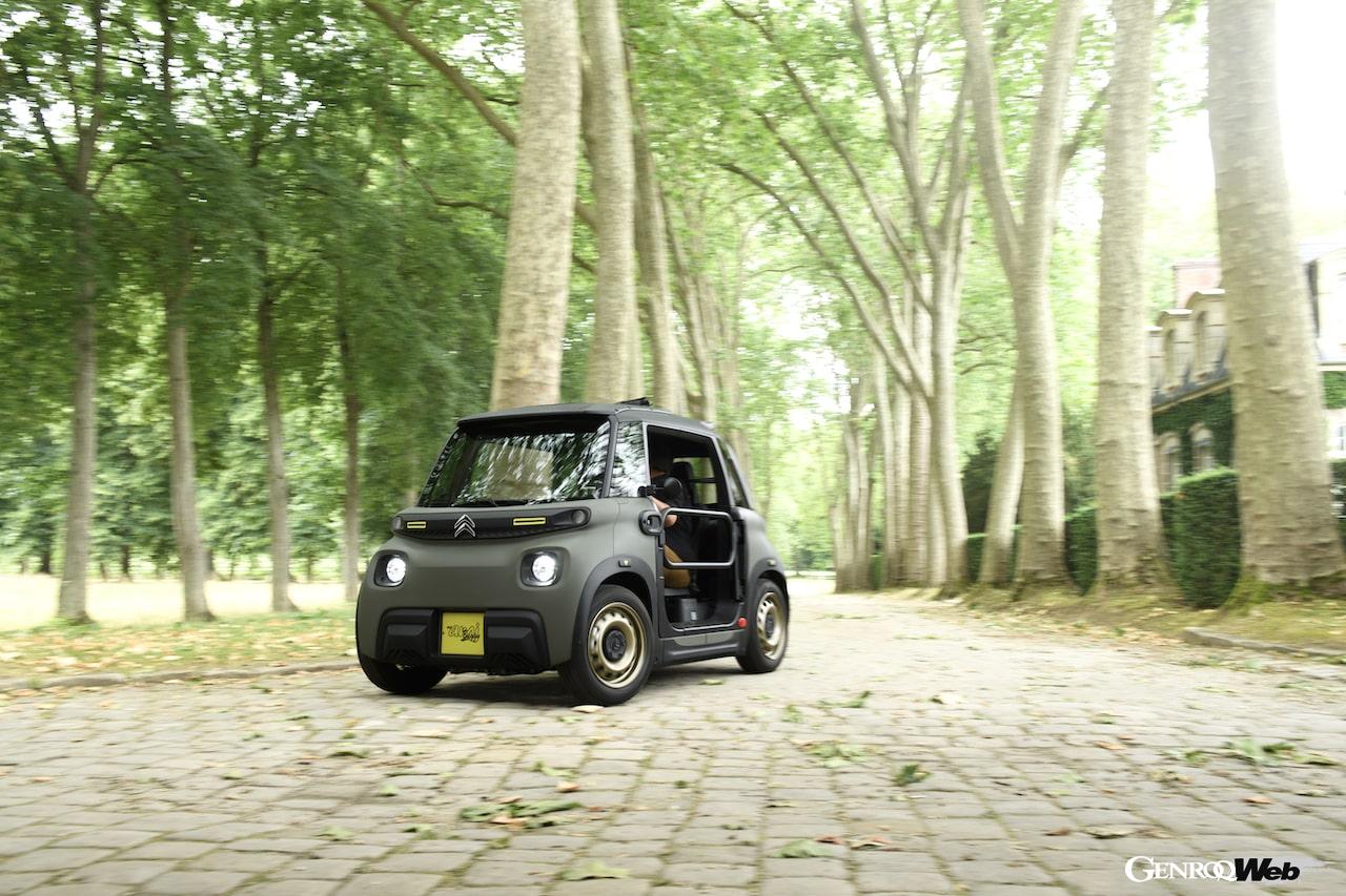開放型ドアとデタッチャブルルーフを採用した、限定仕様「シトロエン マイ アミ バギー」。
