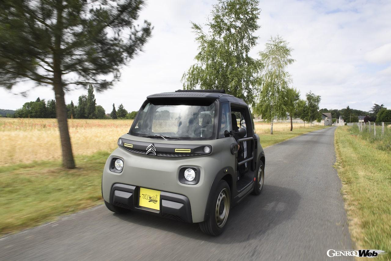 開放型ドアとデタッチャブルルーフを採用した、限定仕様「シトロエン マイ アミ バギー」。