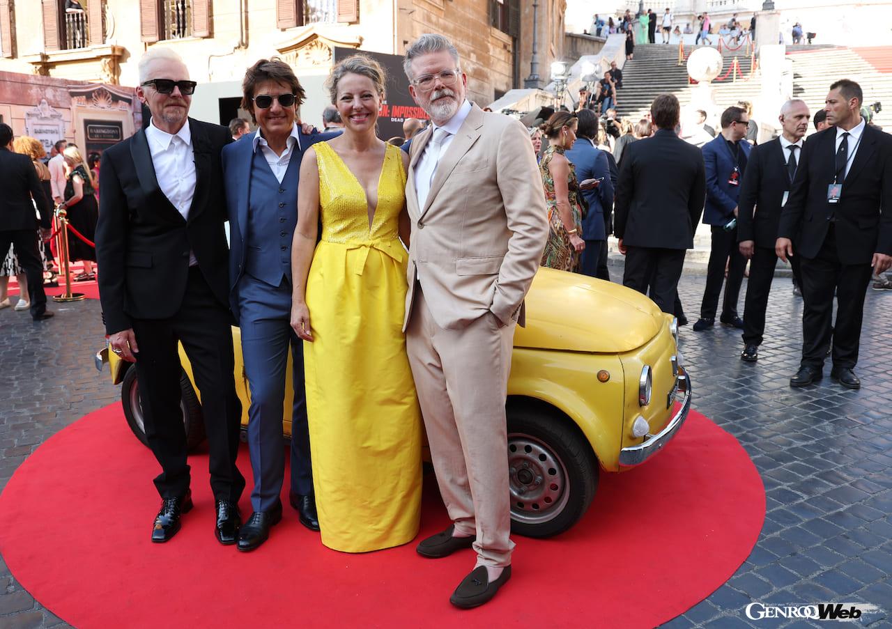 ローマのスペイン広場において、『ミッション：インポッシブル／デッドレコニング PART ONE』のプレミアイベントが開催された。