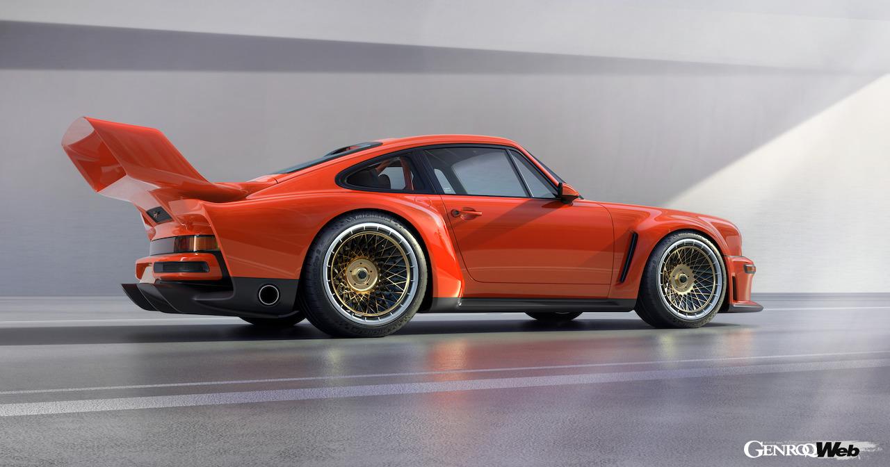 「ポルシェ 911 リイマジネイテッド by シンガー DLS ターボ」のエクステリア。