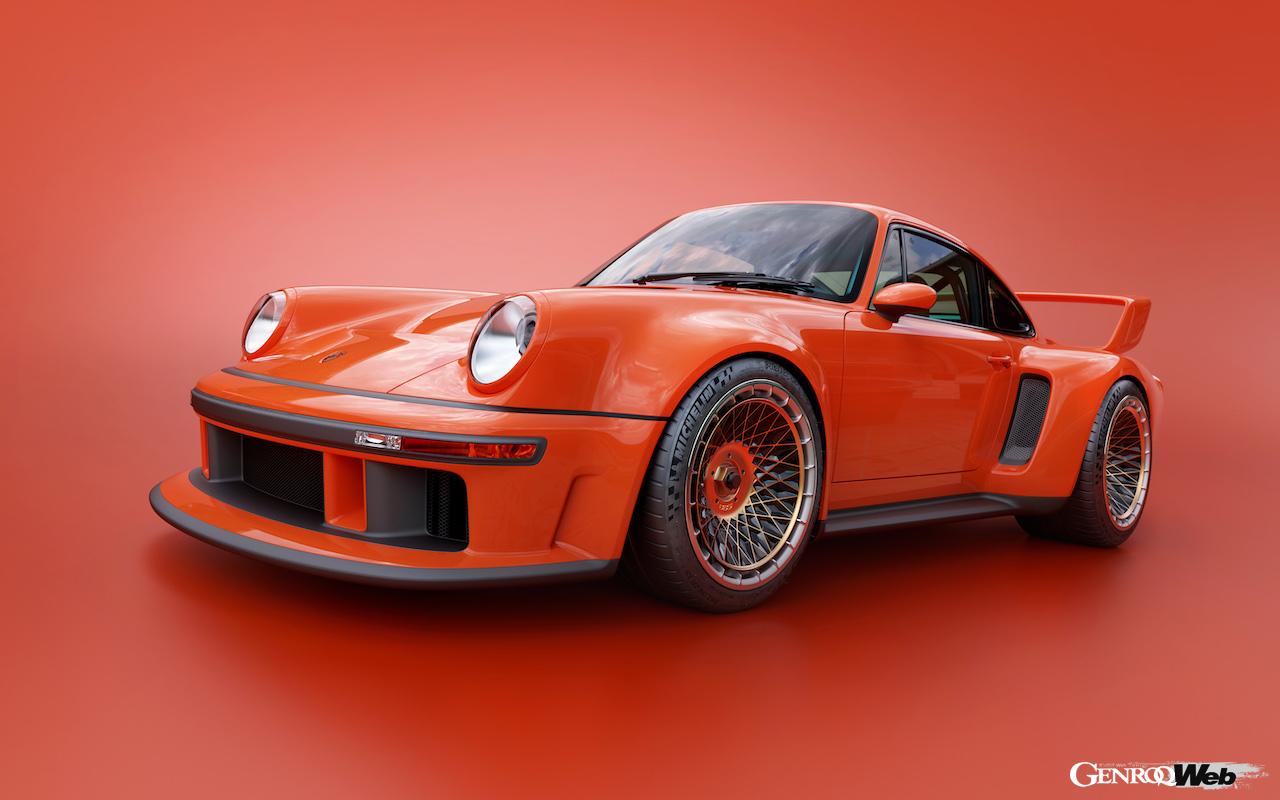 「ポルシェ 911 リイマジネイテッド by シンガー DLS ターボ」のエクステリア。