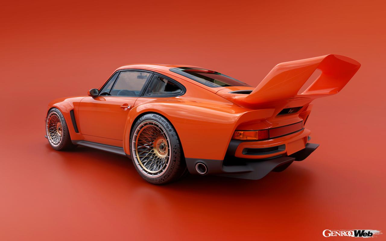「ポルシェ 911 リイマジネイテッド by シンガー DLS ターボ」の公道仕様のエクステリア。