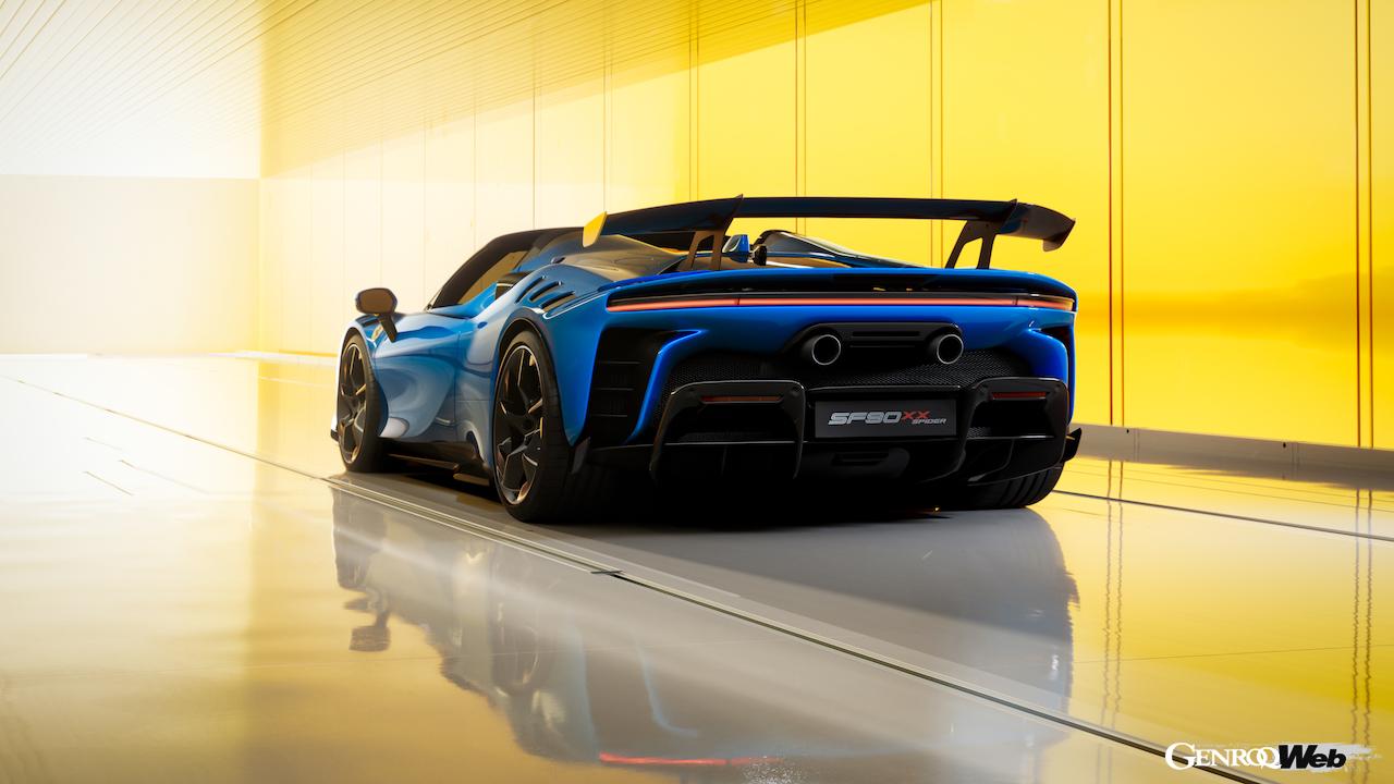 「フェラーリ SF90 XX スパイダー」のエクステリア。