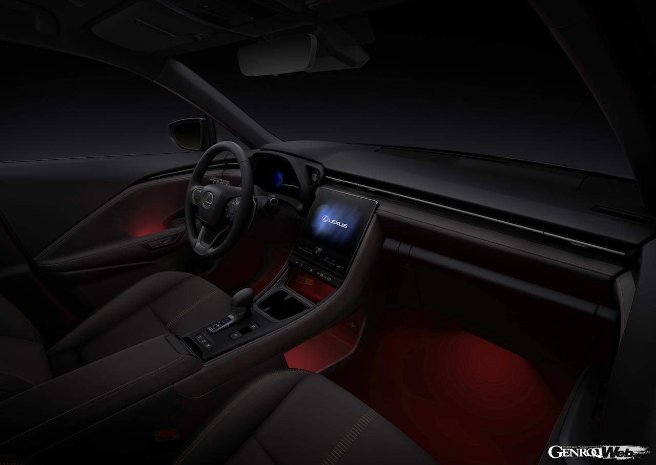 新型コンパクトラグジュアリーSUV「レクサス LBX」のインテリア。