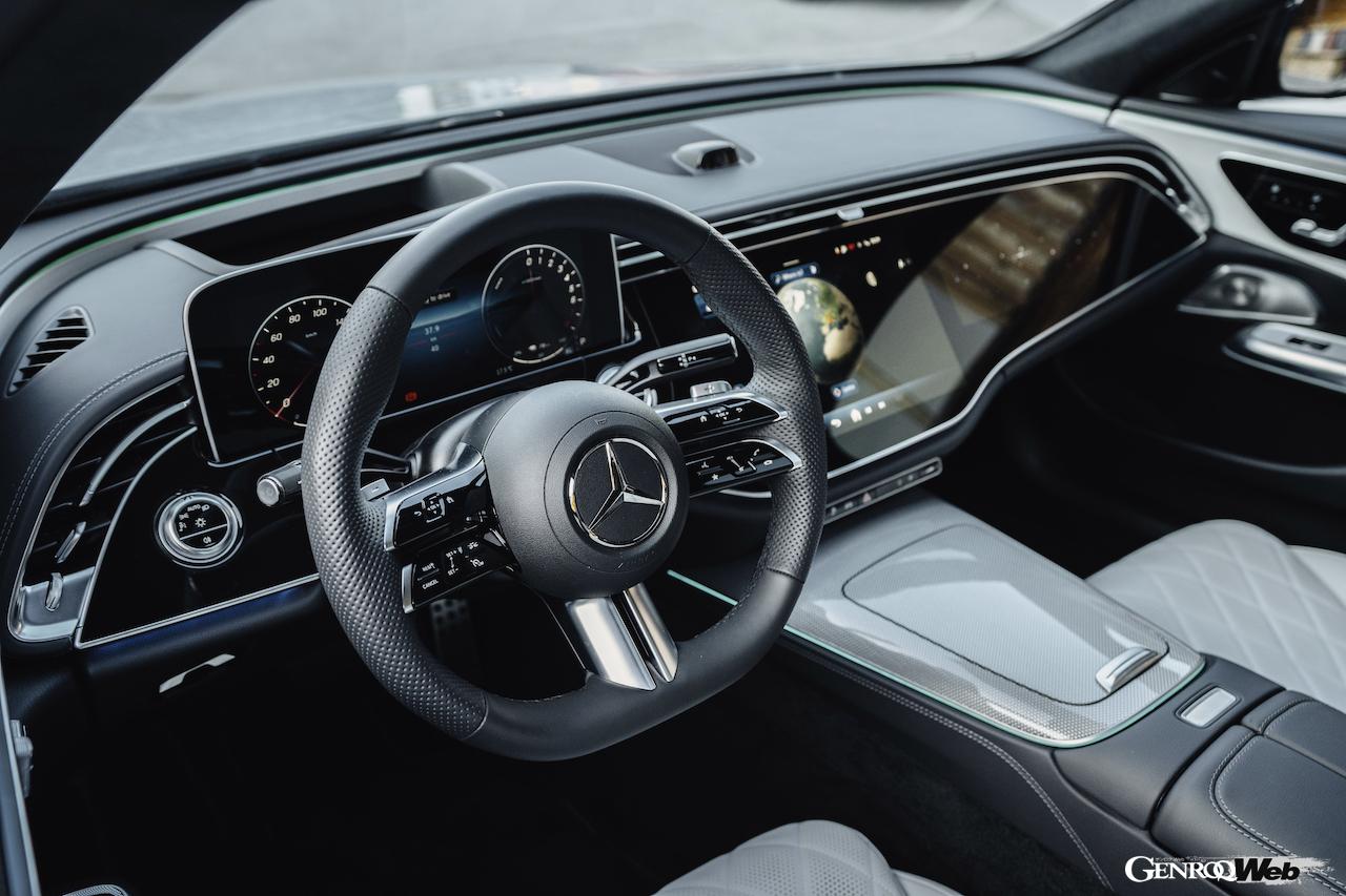 新型「メルセデス・ベンツ Eクラス エステート」のインテリア。