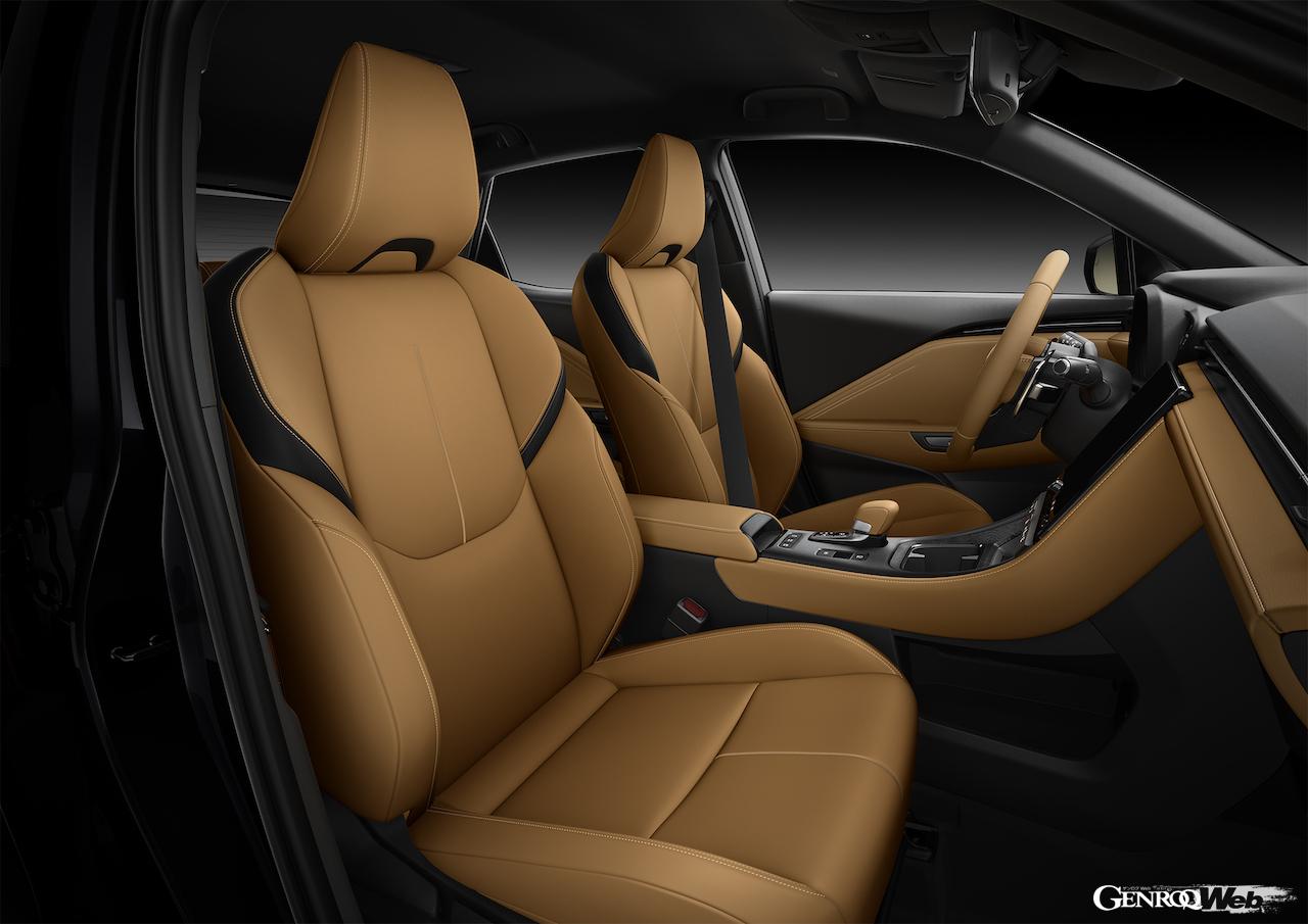 新型コンパクトラグジュアリーSUV「レクサス LBX」のインテリア。