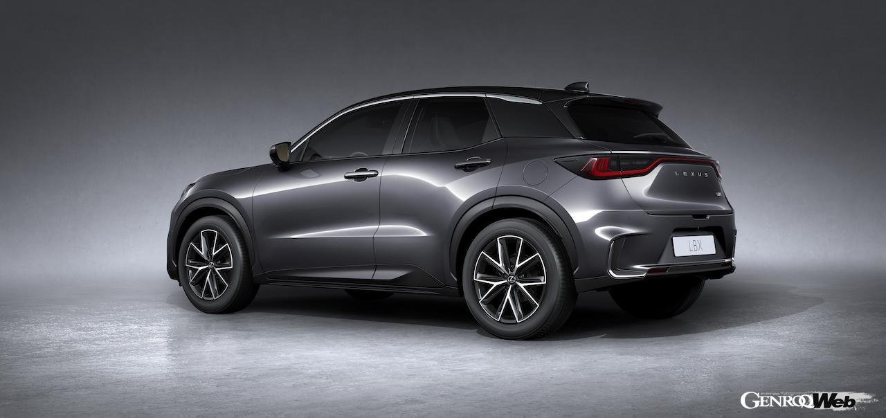 新型コンパクトラグジュアリーSUV「レクサス LBX」のエクステリア。