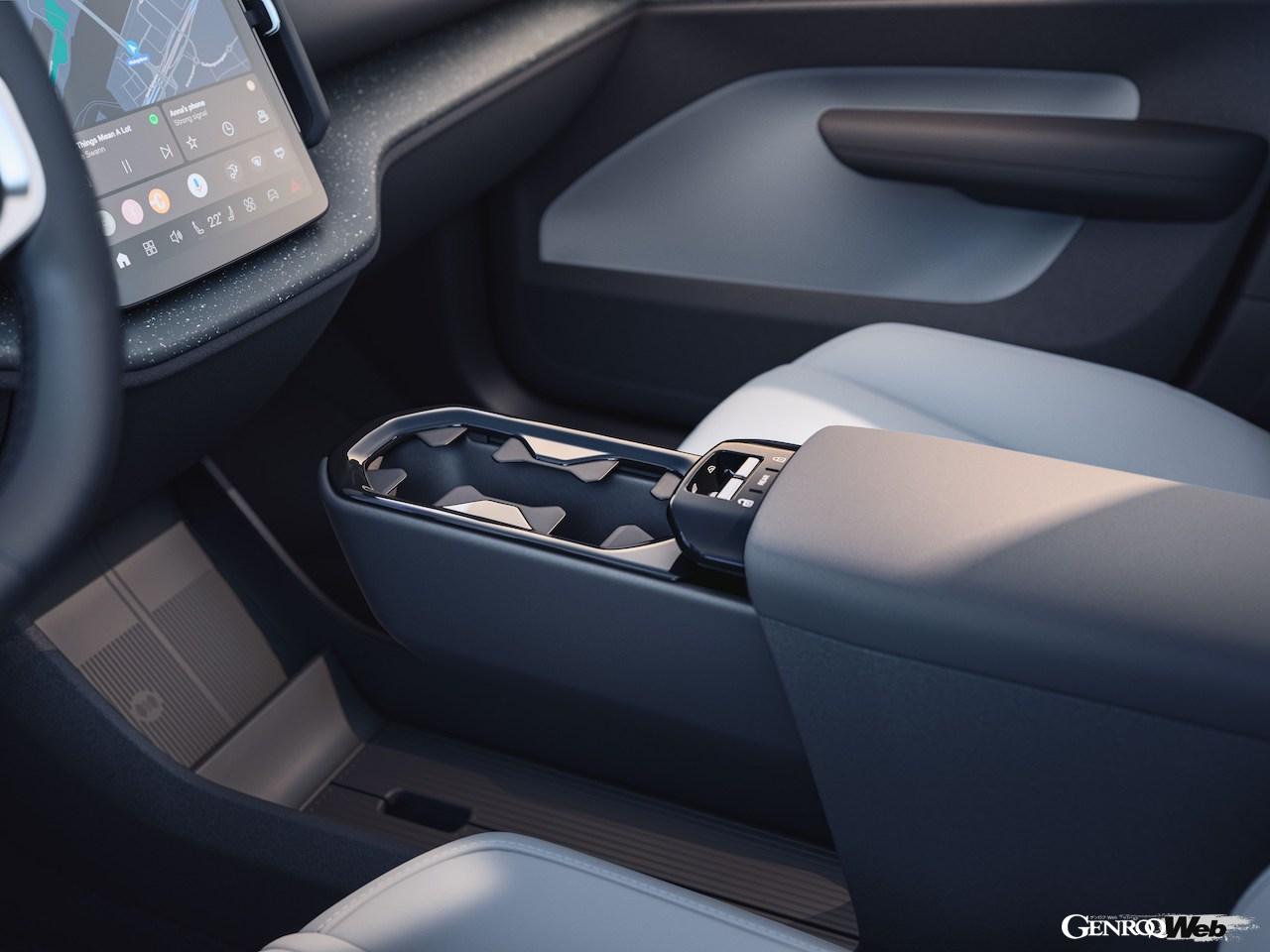 新型フル電動コンパクトプレミアムSUV「EX30」のインテリア。