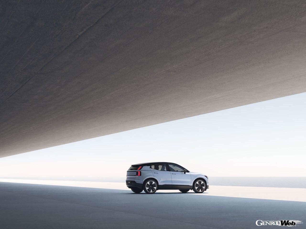 新型フル電動コンパクトプレミアムSUV「EX30」のエクステリア。