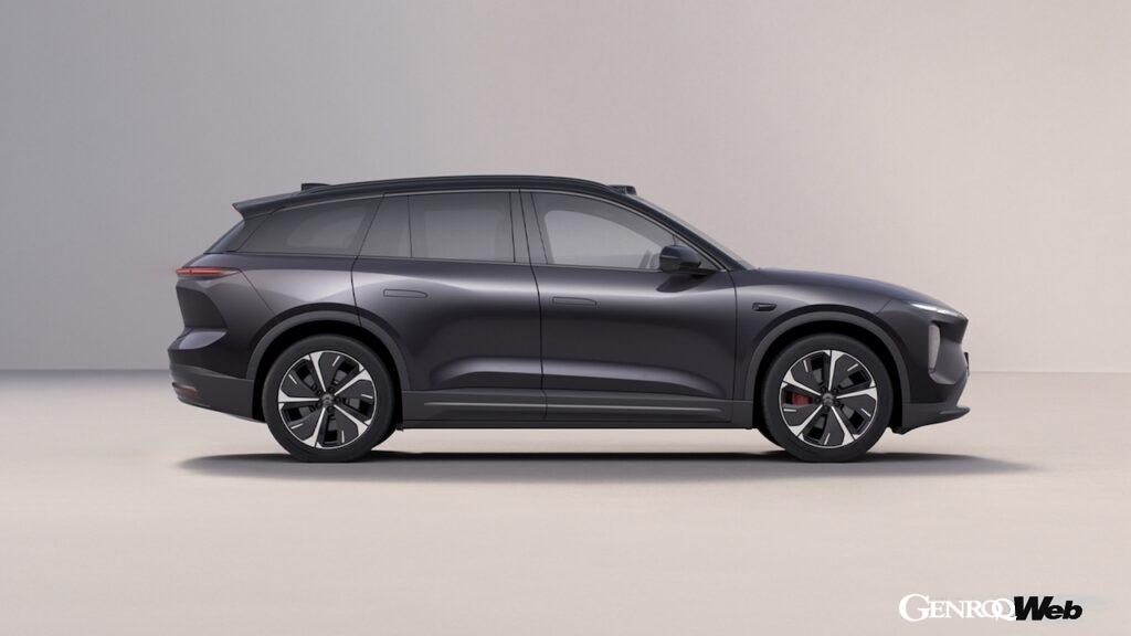 フル電動ミドルサイズSUV「NIO EL6」のエクステリア。